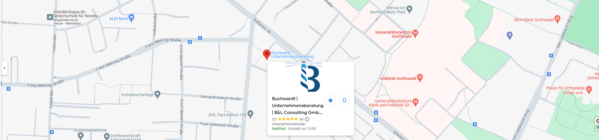 google-maps-unternhemnsberatung-buchwardt-greifswald